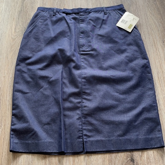 Liz Claiborne Blue Skirt Size 12 - Picture 4 of 14